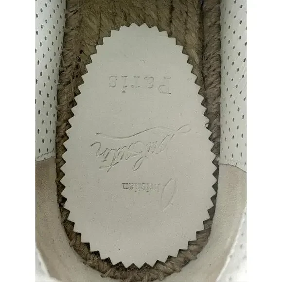 Christian Louboutin Women’s Espasneak Espadrille Sneakers White EU 37 US 7 - Picture 9 of 10